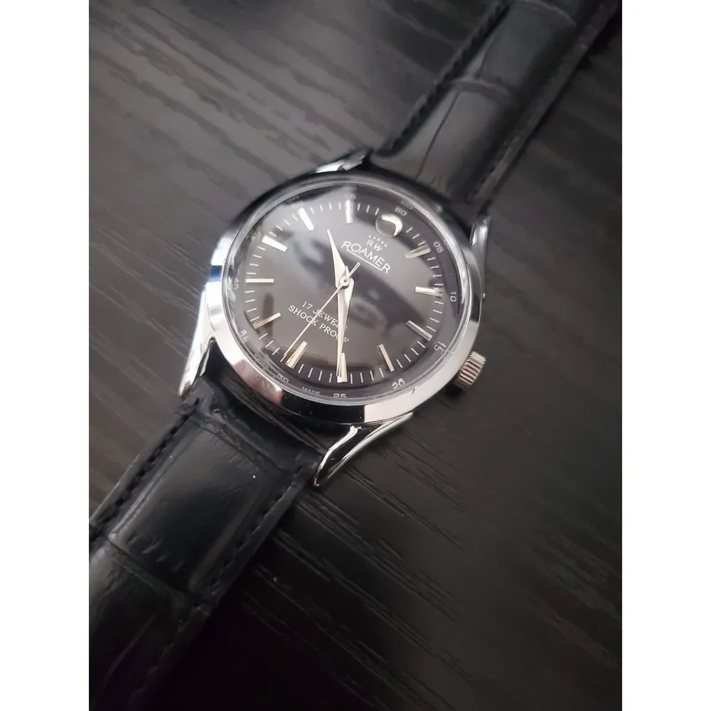 RARE Roamer AM014 Mechanical Mint Condition Men's 1970s Watch